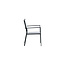 Gartenstuhl Copacabana Grau – Niedriglehner 57×61×88 cm Textilene und Aluminium