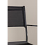 Gartenstuhl Copacabana Schwarz – Niedriglehner 57×61×88 cm Textilene & Aluminium