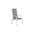 Gartenstuhl Copacabana Grau – Hochlehner 57×65×110 cm Textilene und Aluminium