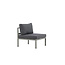 Gartensofa Copacabana Khaki – Lounge-Sessel 70×74×65 cm Aluminium & Feather