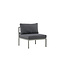 Gartensofa Copacabana Khaki – Lounge-Sessel 70×74×65 cm Aluminium & Feather
