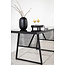 Gartentisch Dallas Schwarz – Esstisch 193×90×77 cm Stahl & Glas