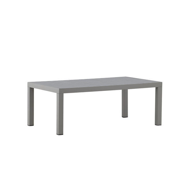 Gartentisch Copacabana Khaki – Couchtisch 120×70×45 cm Aluminium