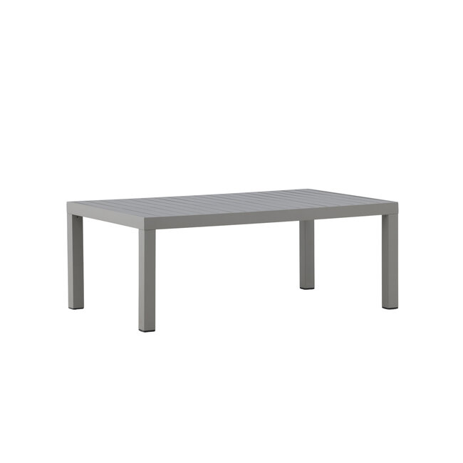 Gartentisch Copacabana Khaki – Couchtisch 120×70×45 cm Aluminium