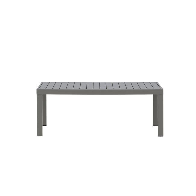 Gartentisch Copacabana Khaki – Couchtisch 120×70×45 cm Aluminium