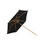 Sonnenschirm Corypho Schwarz – Marktschirm ø250 cm H232 cm Polyester & Buche