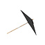 Sonnenschirm Corypho Schwarz – Marktschirm ø250 cm H232 cm Polyester & Buche
