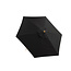 Sonnenschirm Corypho Schwarz – Marktschirm ø250 cm H232 cm Polyester & Buche