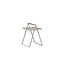 Gartentisch Clarin Beige – Beistelltisch 43×43×59 cm Stahl