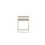 Gartentisch Clarin Beige – Beistelltisch 43×43×59 cm Stahl