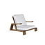 Gartensessel Daria Braun – Lounge-Sessel 100×92×70 cm Akazienholz und Polyester