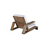 Gartensessel Daria Braun – Lounge-Sessel 100×92×70 cm Akazienholz und Polyester