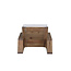 Gartensessel Daria Braun – Lounge-Sessel 100×92×70 cm Akazienholz und Polyester