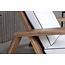 Gartensessel Daria Braun – Lounge-Sessel 100×92×70 cm Akazienholz und Polyester