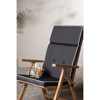 Venture Home Auflage Classic Grau – Sitzauflage 118×50×10 cm Polyester & Schaumstoff