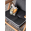 Auflage Classic Grau – Sitzauflage 118×50×10 cm Polyester und Schaumstoff
