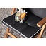 Auflage Classic Grau – Sitzauflage 118×50×10 cm Polyester und Schaumstoff
