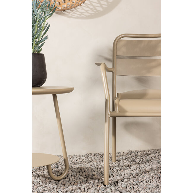 Gartenmöbel-Set Faro – Essgruppe Aluminium Tisch & 4 Stühle