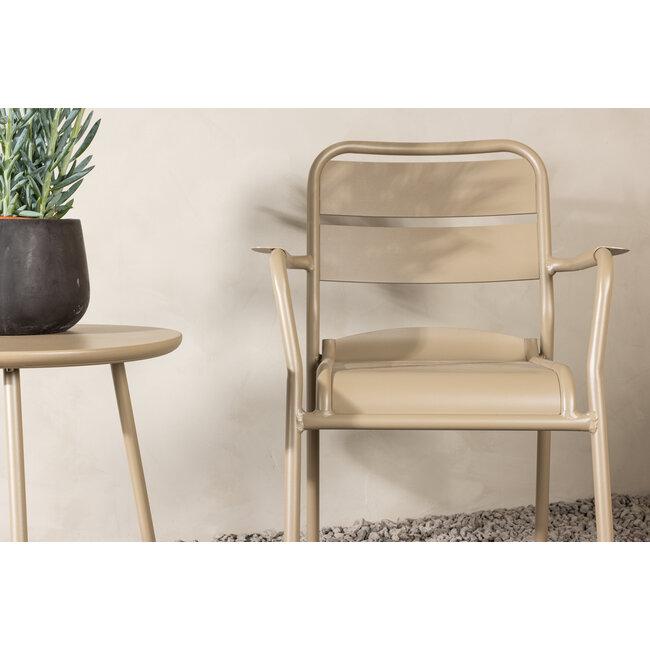 Gartenmöbel-Set Faro – Essgruppe Aluminium Tisch & 4 Stühle