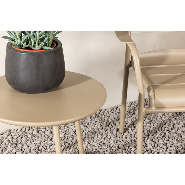 Gartenmöbel-Set Faro – Essgruppe Aluminium Tisch & 4 Stühle