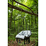 Gartenliege Hamtic Grau – Outdoor-Liege 80×60×90 cm Polyester & Cotton