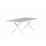 Gartentisch Garcia Grau – Esstisch 200×100×74 cm Aluminium & Aintwood