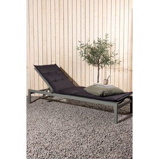 Venture Home Auflage Hanna Dunkelgrau – Liegenauflage 193×60×6 cm Polyester