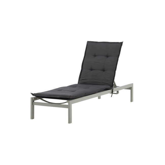 Auflage Hanna Dunkelgrau – Liegenauflage 193×60×6 cm Polyester