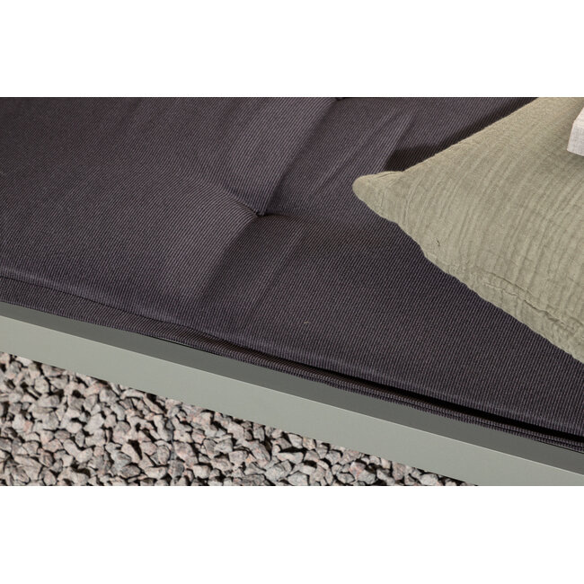 Auflage Hanna Dunkelgrau – Liegenauflage 193×60×6 cm Polyester