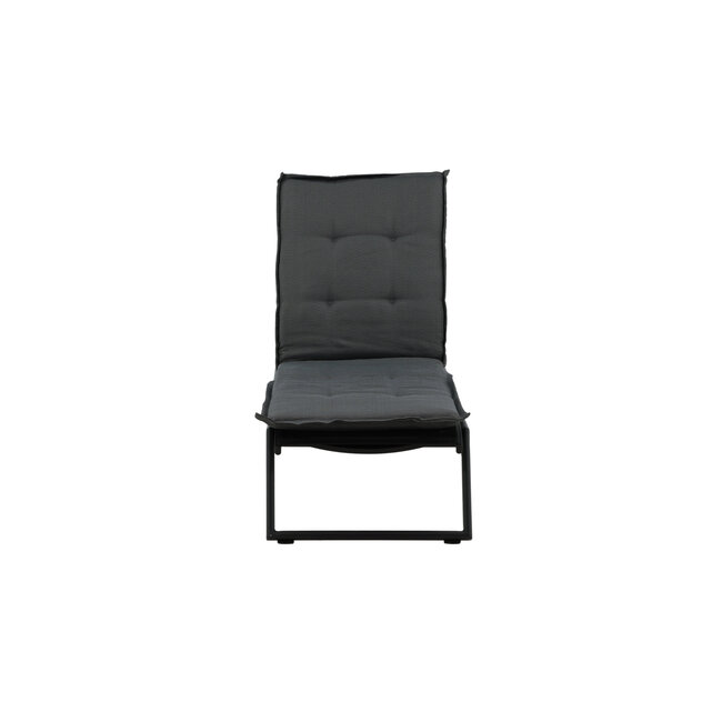 Auflage Hanna Dunkelgrau – Liegenauflage 193×60×6 cm Polyester