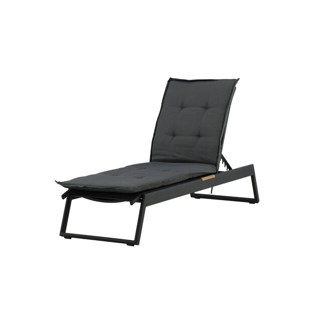 Auflage Hanna Dunkelgrau – Liegenauflage 193×60×6 cm Polyester