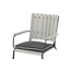 Outdoor-Sitzauflage Holmsund Dunkelgrau aus Polyester, 39 cm × 46 cm × 4 cm, UV-beständig und wetterfest