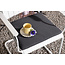 Outdoor-Sitzauflage Holmsund Dunkelgrau aus Polyester, 39 cm × 46 cm × 4 cm, UV-beständig und wetterfest