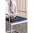 Outdoor-Sitzauflage Holmsund Blau aus Polyester, 39 cm × 46 cm × 4 cm, UV-beständig und wetterfest