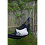 Gartenliege Hedvig Schwarz – XXL Outdoor-Sonnenliege aus Polyester, Breite 150 cm, Länge 200 cm, wetterfest