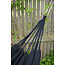Gartenliege Hedvig Schwarz – XXL Outdoor-Sonnenliege aus Polyester, Breite 150 cm, Länge 200 cm, wetterfest