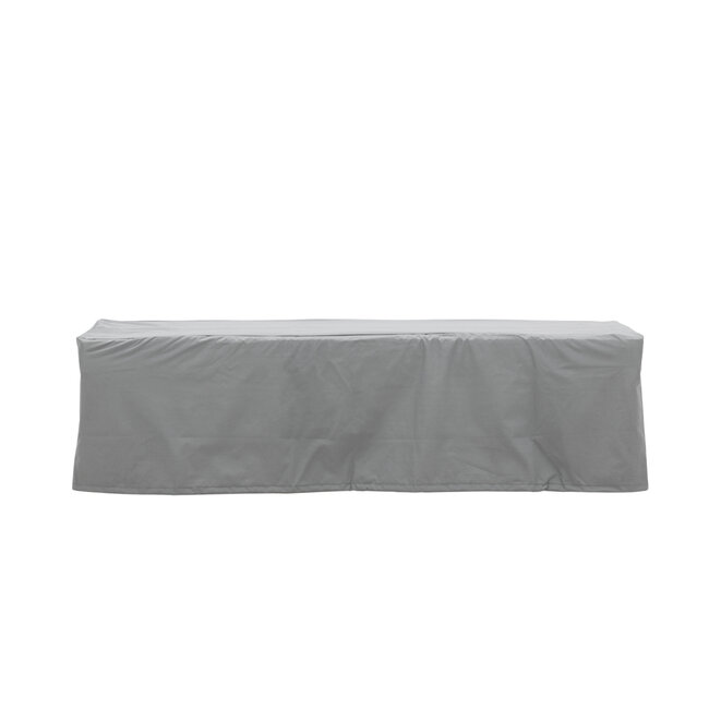 Schutzhülle Klas Grau – Wetterfeste Möbelschutzhülle aus Polyester, 60 × 180 cm, Höhe 50 cm, für Gartenbänke und Sofas