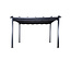 Sonnenschirm Lazio Schwarz – Rechteckiger XXL-Sonnenschirm aus Aluminium und Polyester, 395 × 295 cm, Höhe 245 cm, UV-Schutz