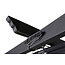 Sonnenschirm Lazio Schwarz – Rechteckiger XXL-Sonnenschirm aus Aluminium und Polyester, 395 × 295 cm, Höhe 245 cm, UV-Schutz