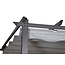 Sonnenschirm Lazio Grau – Rechteckiger XXL-Sonnenschirm aus Aluminium und Polyester, 395 × 295 cm, Höhe 245 cm, UV-Schutz