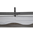 Sonnenschirm Lazio Grau – Rechteckiger XXL-Sonnenschirm aus Aluminium und Polyester, 395 × 295 cm, Höhe 245 cm, UV-Schutz