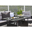 Lounge-Set Knock Schwarz – Outdoor-Lounge aus Polyrattan, Polyester und Stahl, Breite 158 cm, Tiefe 69 cm, Höhe 75 cm