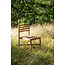 Gartenstuhl Kenya – Klassischer Gartenstuhl aus massivem Teakholz, 50 × 52 × 80 cm, naturbelassen und wetterfest