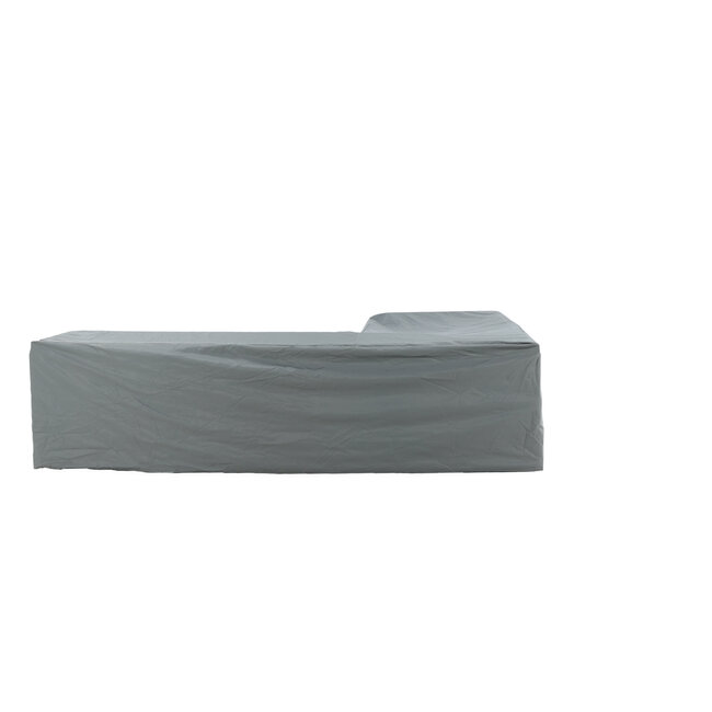 Schutzhülle Klas Grau – Große Abdeckhaube aus Polyester für Gartenmöbel, Ø 100 × H 84 cm, wasserabweisend
