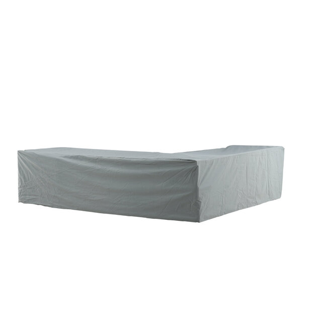 Schutzhülle Klas Grau – Große Abdeckhaube aus Polyester für Gartenmöbel, Ø 100 × H 84 cm, wasserabweisend