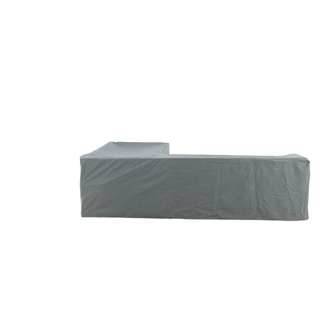 Schutzhülle Klas Grau – Große Abdeckhaube aus Polyester für Gartenmöbel, Ø 100 × H 84 cm, wasserabweisend