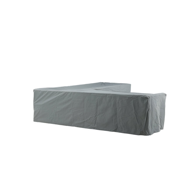 Schutzhülle Klas Grau – Große Abdeckhaube aus Polyester für Gartenmöbel, Ø 100 × H 84 cm, wasserabweisend
