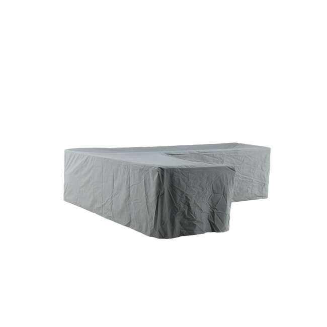 Schutzhülle Klas Grau – Große Abdeckhaube aus Polyester für Gartenmöbel, Ø 100 × H 84 cm, wasserabweisend