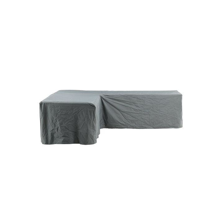 Schutzhülle Klas Grau – Große Abdeckhaube aus Polyester für Gartenmöbel, Ø 100 × H 84 cm, wasserabweisend