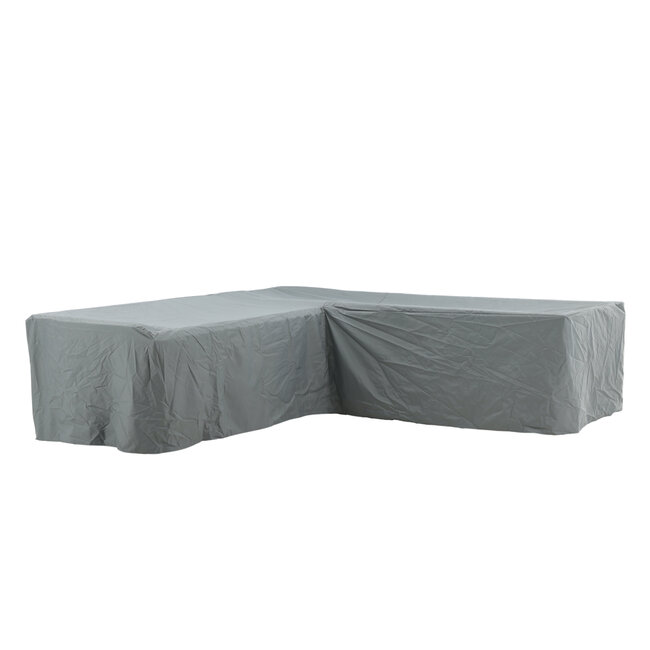 Schutzhülle Klas Grau – Große Abdeckhaube aus Polyester für Gartenmöbel, Ø 100 × H 84 cm, wasserabweisend